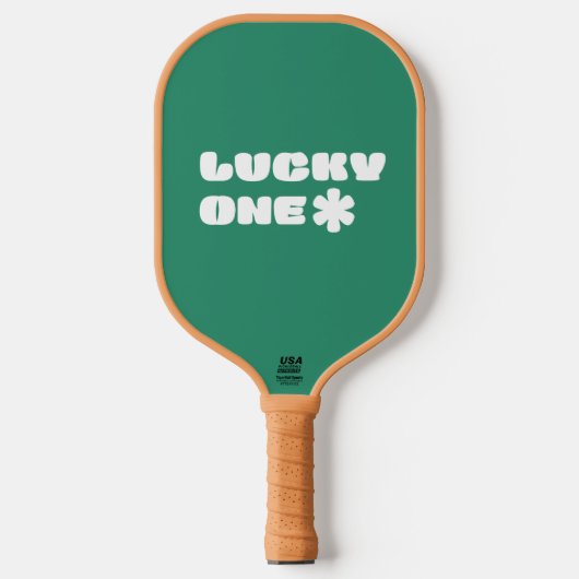 Lucky One Pickleball Paddle (Voorkant)