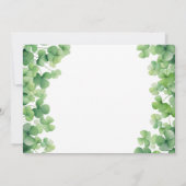 Lucky One Shamrock 1e verjaardag foto Kaart (Achterkant)