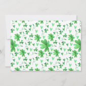 Lucky One Shamrock 1e verjaardag Kaart (Achterkant)