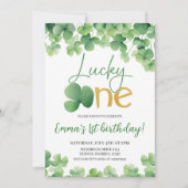 Lucky One Shamrock 1e verjaardag Kaart (Voorkant)