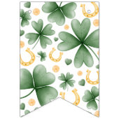 Lucky One Shamrock Eerste Verjaardag Banner (Eerste vlag)