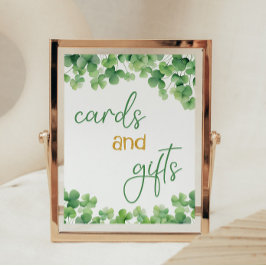 Lucky One Shamrock Verjaardagstafel Teken Poster