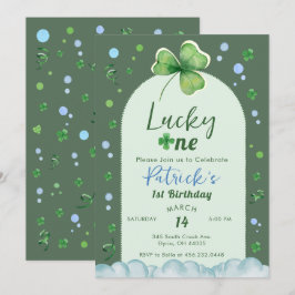 Lucky One St Patrick Boy Birthday Kaart