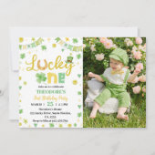 Lucky One St Patrick Day Uitnodiging voor foto's (Voorkant)
