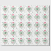 Lucky One St Patrick Girl Birthday Cadeaupapier (Vlak)