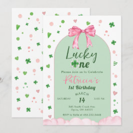 Lucky One St Patrick Girl Birthday Kaart