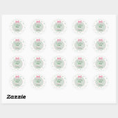 Lucky One St Patrick Girl Birthday Ronde Sticker (Vel)