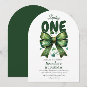 Lucky One St Patricks Dag 1e verjaardag Kaart