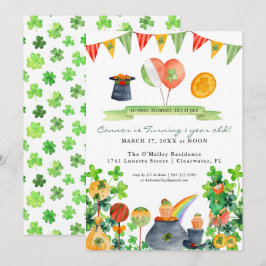 Lucky One | St. Patrick's Day 1e Verjaardag Kaart