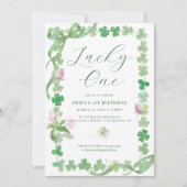 Lucky One | St. Patrick's Day 1e verjaardag Kaart (Voorkant)