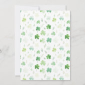 Lucky One | St. Patrick's Day 1e verjaardag Kaart (Achterkant)