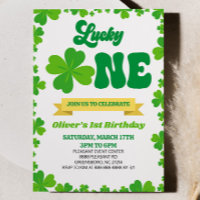 Lucky ONE St. Patrick's Day 1e verjaardagsfeestje