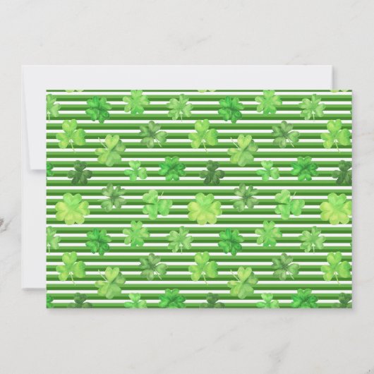 Lucky One | St. Patrick's Day 1st Birthday (Achterkant)