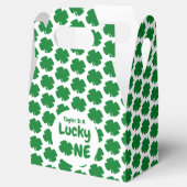 Lucky One St Patrick's Day 1st Birthday Bedankdoosjes (Geopend)