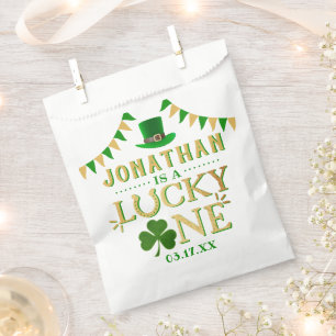 Lucky One St. Patrick's Day 1st Birthday Bedankzakje