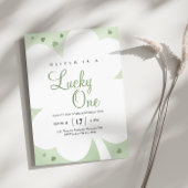 Lucky One St. Patrick's Day 1st Birthday Kaart