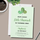 Lucky One St. Patrick's Day 1st Birthday Kaart
