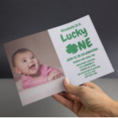 Lucky One St Patrick's Day 1st Birthday Kaart