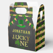 Lucky One St. Patrick's Day 1ste verjaardag Bedankdoosjes (Geopend)