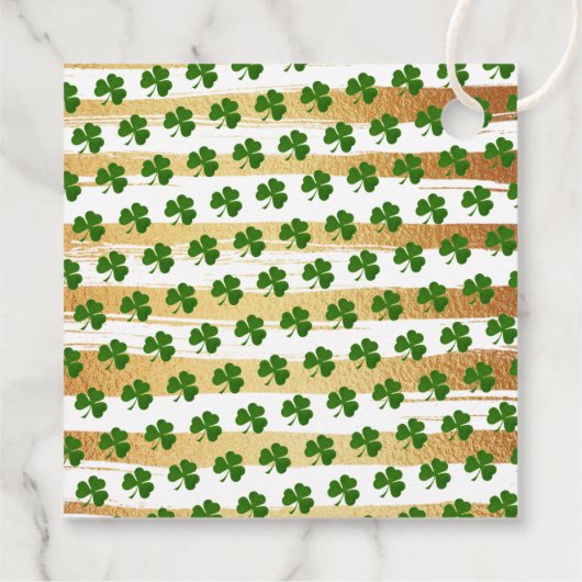 Lucky One St. Patrick's Day 1ste verjaardag Bedankjes Labels (Achterkant)