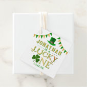 Lucky One St. Patrick's Day 1ste verjaardag Bedankjes Labels (In situ)