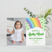 Lucky One St. Patrick's Day 1ste verjaardag Kaart (Staand voorkant)