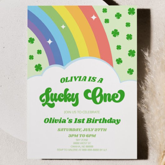 Lucky One St. Patrick's Day 1ste verjaardag Kaart
