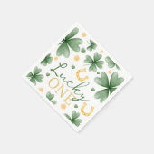 Lucky One St. Patrick's Day Birthday Napkin Servet (Hoek)