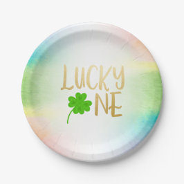 Lucky One St. Patricks Day Birthday Papieren Bordje