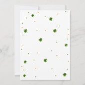 Lucky One St. Patrick's Day Boy First Birthday Kaart (Achterkant)