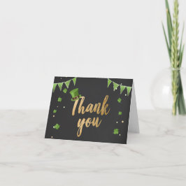 Lucky One St Patrick's Day Dank u Card Clover Bedankkaart