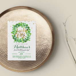 Lucky One St. Patrick's Day Eerste Verjaardag Kaart