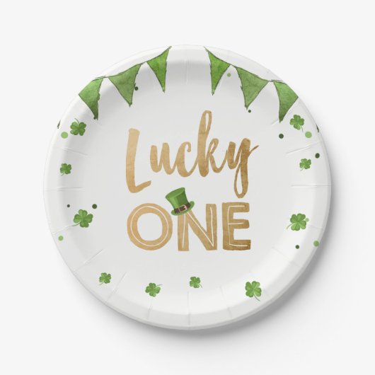 Lucky One St Patrick's Day Paper Bord Clover Boy (Voorkant)