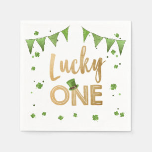 Lucky One St Patrick's Day Papier Servet Klaver Jo