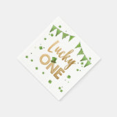 Lucky One St Patrick's Day Papier Servet Klaver Jo (Hoek)