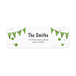 Lucky One St Patrick's Day Return Address Labels