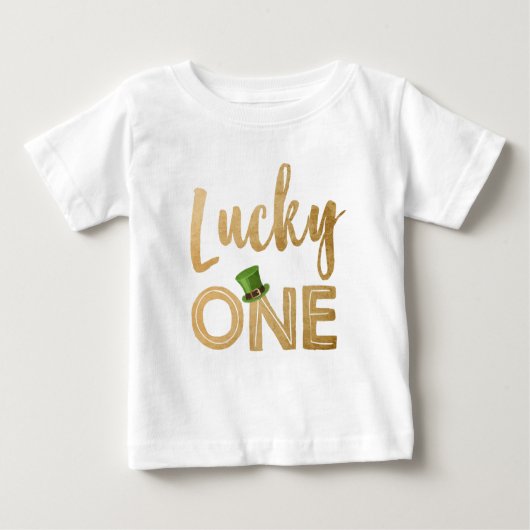 Lucky One St Patrick's Day T-Shirt Toddler Baby (Voorkant)