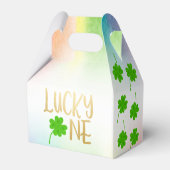 Lucky One St. Patrick's Day Verjaardag Bedankdoosjes (Achterkant)