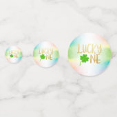 Lucky One St. Patrick's Day Verjaardag Confetti (Achterkanten)
