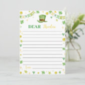 Lucky One Time Capsule Note Bericht Kaart (Staand voorkant)