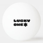 Lucky One Ultimate Frisbee Pingpongbal (Voorkant)