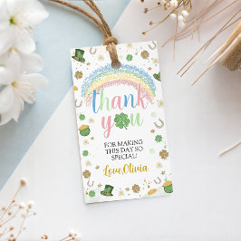 Lucky One Verjaardag Bedankje Favor Tag Cadeaulabel