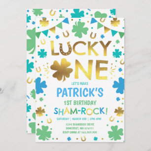 Lucky One verjaardagsuitnodiging St. Patrick's Par Kaart
