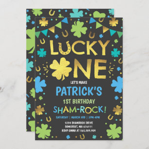 Lucky One verjaardagsuitnodiging St. Patrick's Par Kaart