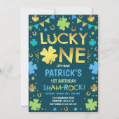 Lucky One verjaardagsuitnodiging St. Patrick's Par Kaart (Voorkant)