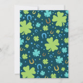 Lucky One verjaardagsuitnodiging St. Patrick's Par Kaart (Achterkant)