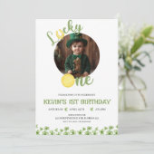 Lucky One verjaardagsuitnodiging, St. Patrick's th Kaart (Staand voorkant)