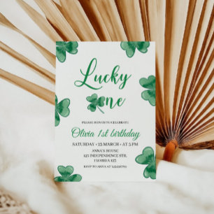 Lucky One verjaardagsuitnodiging, St. Patrick's th Kaart