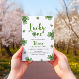 Lucky One verjaardagsuitnodiging, St. Patrick's th Kaart