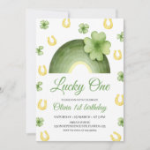 Lucky One verjaardagsuitnodiging, St. Patrick's th Kaart (Voorkant)